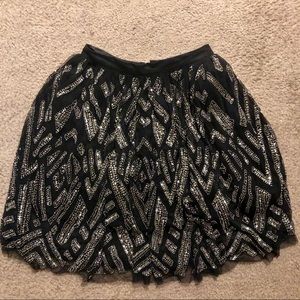 Parker size 2 sequined skirt